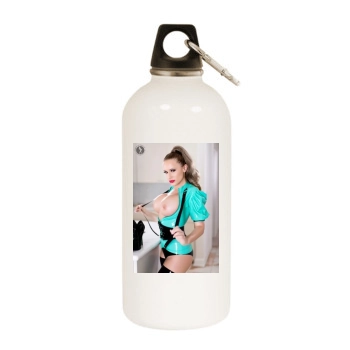 Carrie LaChance White Water Bottle With Carabiner