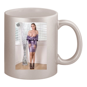 Carrie LaChance 11oz Metallic Silver Mug