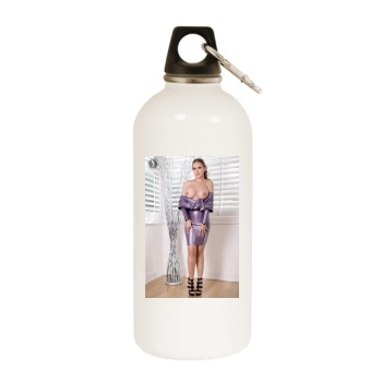 Carrie LaChance White Water Bottle With Carabiner