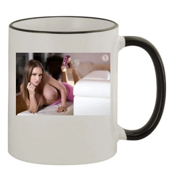 Carrie LaChance 11oz Colored Rim & Handle Mug