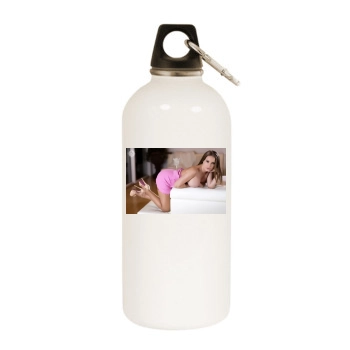 Carrie LaChance White Water Bottle With Carabiner