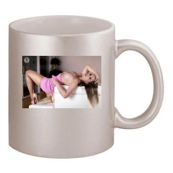 Carrie LaChance 11oz Metallic Silver Mug