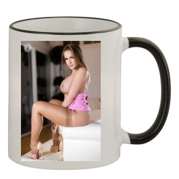 Carrie LaChance 11oz Colored Rim & Handle Mug