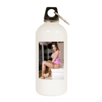 Carrie LaChance White Water Bottle With Carabiner