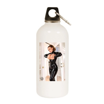 Carrie LaChance White Water Bottle With Carabiner