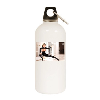 Carrie LaChance White Water Bottle With Carabiner