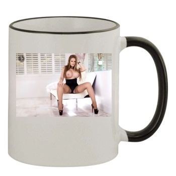 Carrie LaChance 11oz Colored Rim & Handle Mug