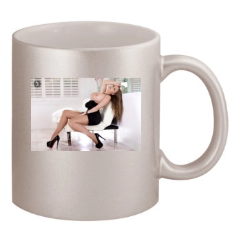 Carrie LaChance 11oz Metallic Silver Mug