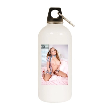 Carrie LaChance White Water Bottle With Carabiner