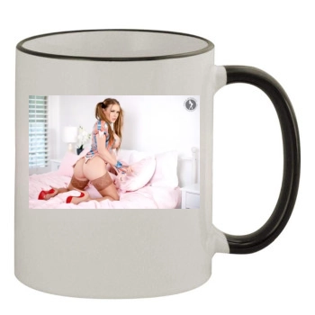 Carrie LaChance 11oz Colored Rim & Handle Mug