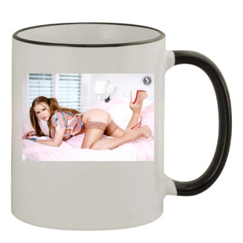 Carrie LaChance 11oz Colored Rim & Handle Mug