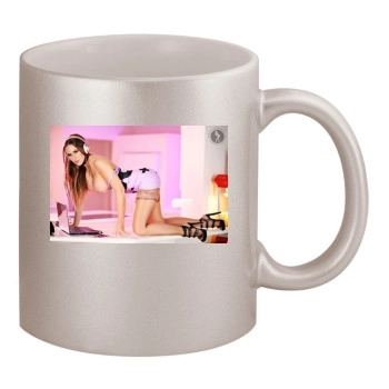 Carrie LaChance 11oz Metallic Silver Mug