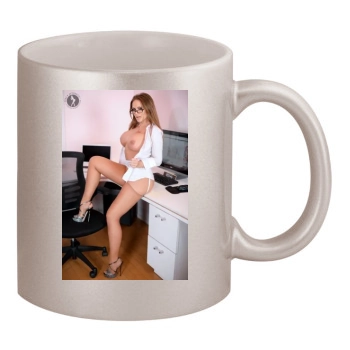 Carrie LaChance 11oz Metallic Silver Mug