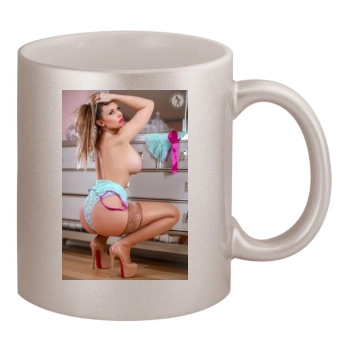 Carrie LaChance 11oz Metallic Silver Mug