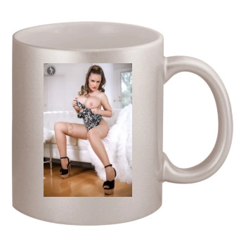 Carrie LaChance 11oz Metallic Silver Mug