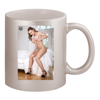 Carrie LaChance 11oz Metallic Silver Mug