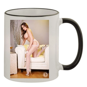 Carrie LaChance 11oz Colored Rim & Handle Mug