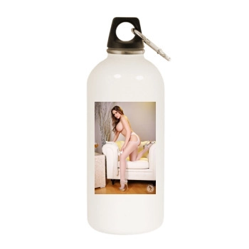 Carrie LaChance White Water Bottle With Carabiner