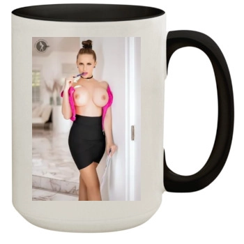 Carrie LaChance 15oz Colored Inner & Handle Mug