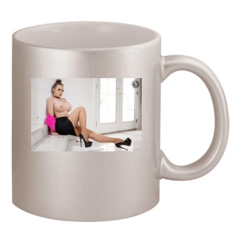 Carrie LaChance 11oz Metallic Silver Mug