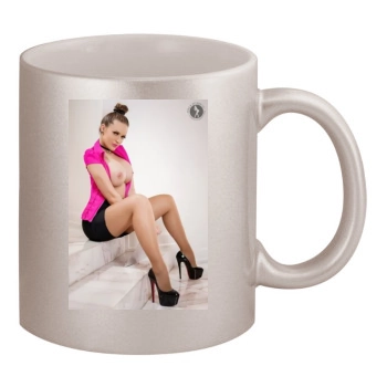 Carrie LaChance 11oz Metallic Silver Mug