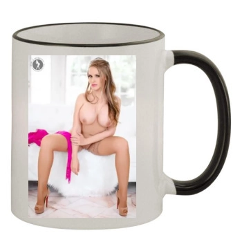 Carrie LaChance 11oz Colored Rim & Handle Mug