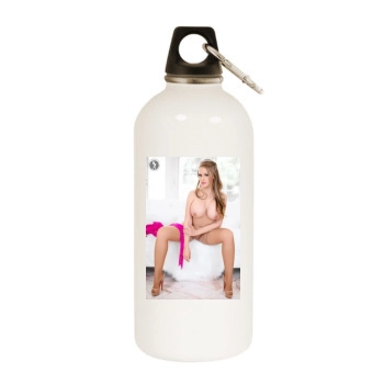 Carrie LaChance White Water Bottle With Carabiner