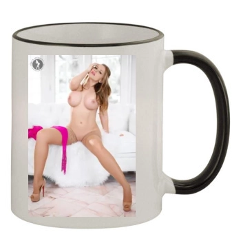 Carrie LaChance 11oz Colored Rim & Handle Mug