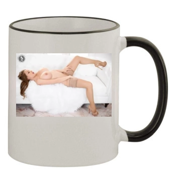 Carrie LaChance 11oz Colored Rim & Handle Mug