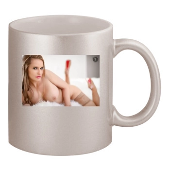 Carrie LaChance 11oz Metallic Silver Mug