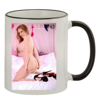 Carrie LaChance 11oz Colored Rim & Handle Mug