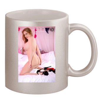 Carrie LaChance 11oz Metallic Silver Mug