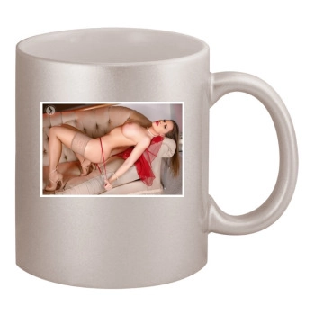 Carrie LaChance 11oz Metallic Silver Mug