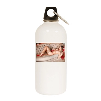 Carrie LaChance White Water Bottle With Carabiner