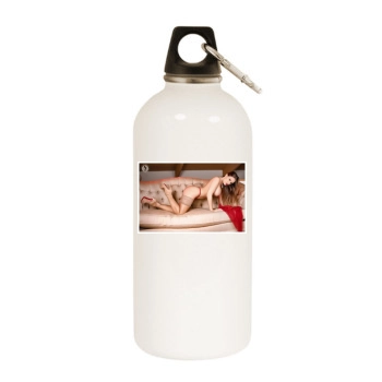 Carrie LaChance White Water Bottle With Carabiner