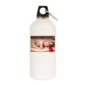 Carrie LaChance White Water Bottle With Carabiner