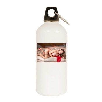 Carrie LaChance White Water Bottle With Carabiner