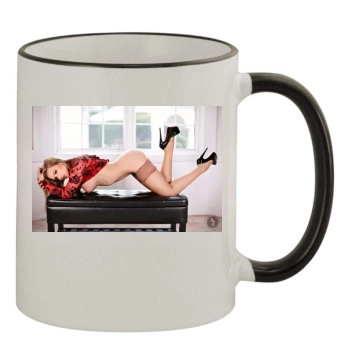 Carrie LaChance 11oz Colored Rim & Handle Mug