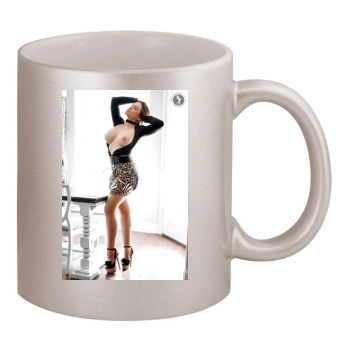 Carrie LaChance 11oz Metallic Silver Mug