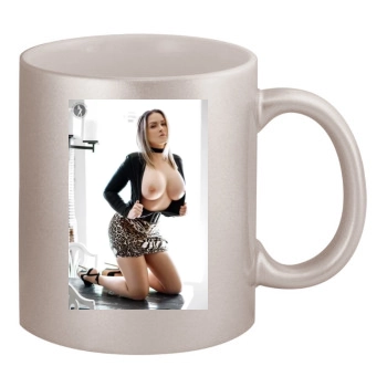 Carrie LaChance 11oz Metallic Silver Mug