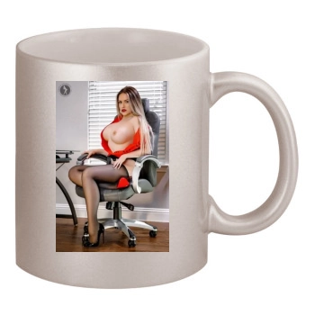 Carrie LaChance 11oz Metallic Silver Mug