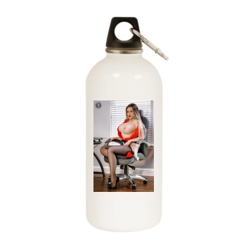 Carrie LaChance White Water Bottle With Carabiner