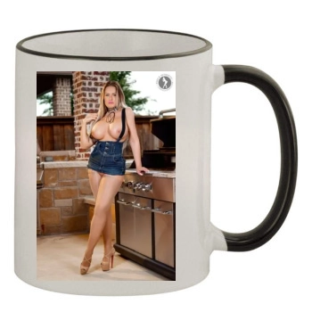 Carrie LaChance 11oz Colored Rim & Handle Mug