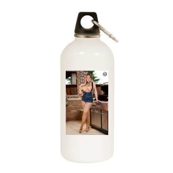 Carrie LaChance White Water Bottle With Carabiner