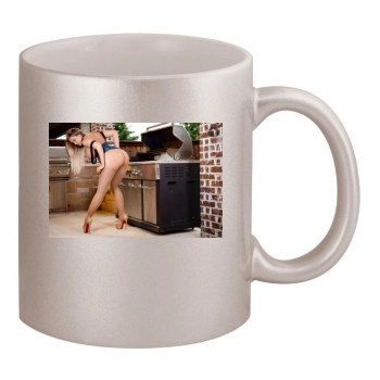 Carrie LaChance 11oz Metallic Silver Mug