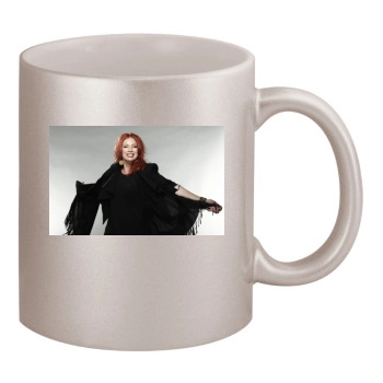 Traci Lords 11oz Metallic Silver Mug