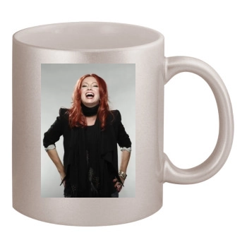 Traci Lords 11oz Metallic Silver Mug