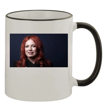 Traci Lords 11oz Colored Rim & Handle Mug