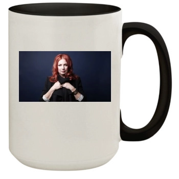 Traci Lords 15oz Colored Inner & Handle Mug