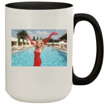 Traci Lords 15oz Colored Inner & Handle Mug